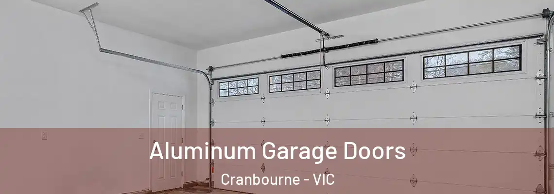  Aluminum Garage Doors Cranbourne - VIC