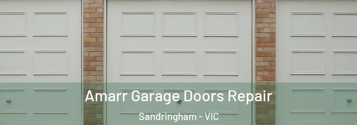 Amarr Garage Doors Repair Sandringham - VIC