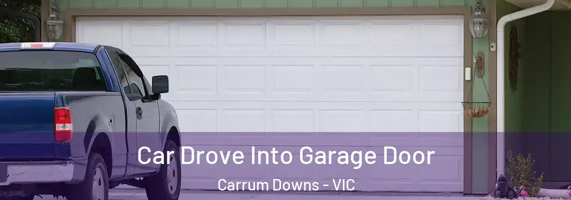 Car Drove Into Garage Door Carrum Downs - VIC
