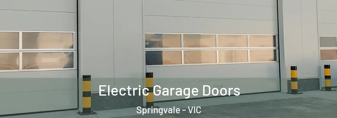 Electric Garage Doors Springvale - VIC