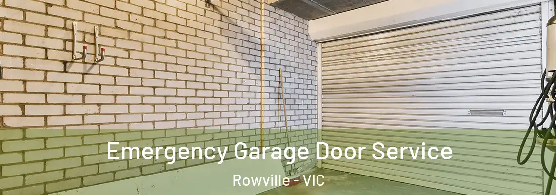 Emergency Garage Door Service Rowville - VIC
