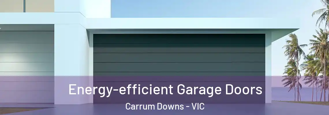 Energy-efficient Garage Doors Carrum Downs - VIC