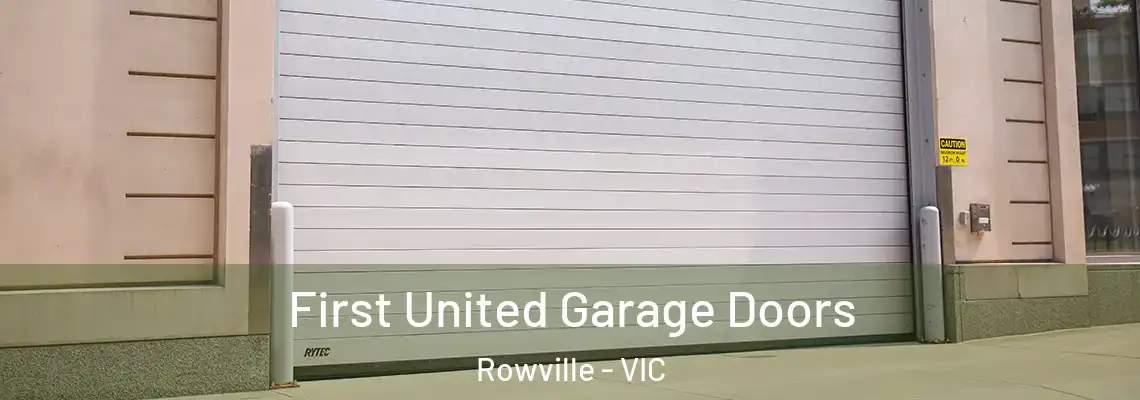 First United Garage Doors Rowville - VIC