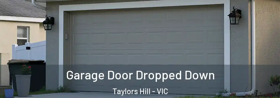 Garage Door Dropped Down Taylors Hill - VIC