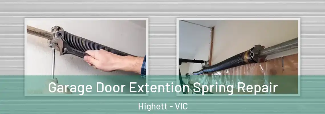 Garage Door Extention Spring Repair Highett - VIC