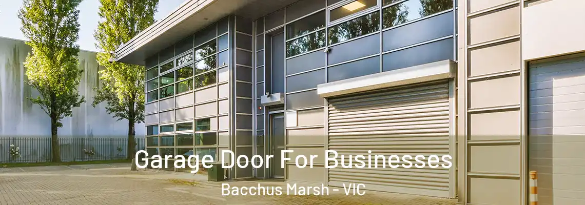  Garage Door For Businesses Bacchus Marsh - VIC