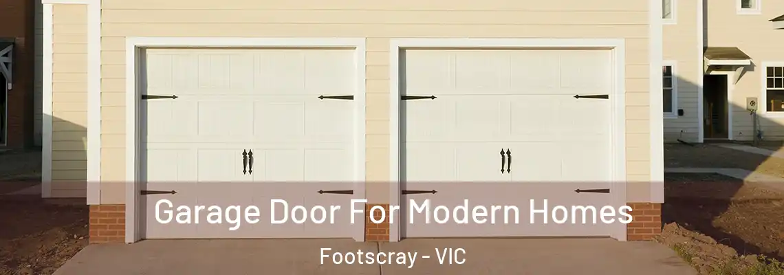 Garage Door For Modern Homes Footscray - VIC