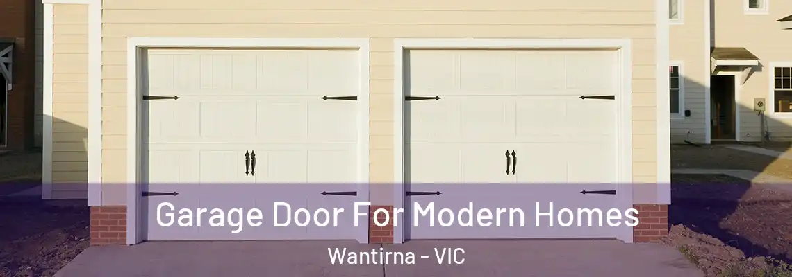 Garage Door For Modern Homes Wantirna - VIC