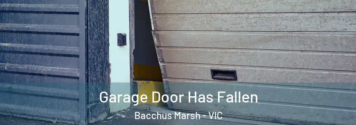 Garage Door Has Fallen Bacchus Marsh - VIC