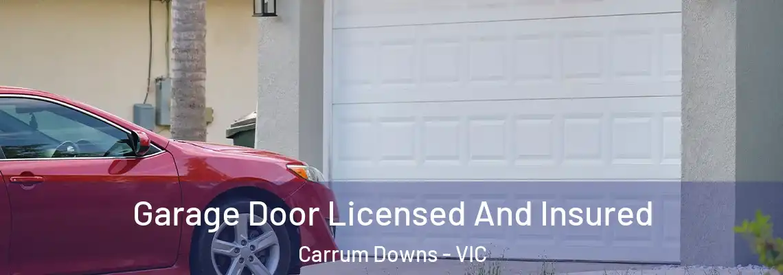Garage Door Licensed And Insured Carrum Downs - VIC