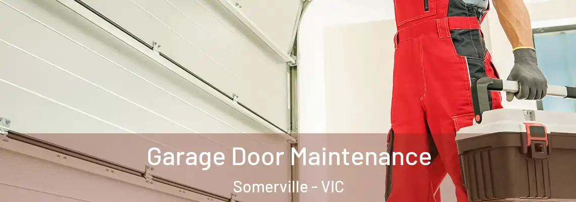 Garage Door Maintenance Somerville - VIC