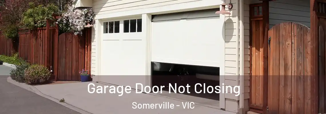  Garage Door Not Closing Somerville - VIC