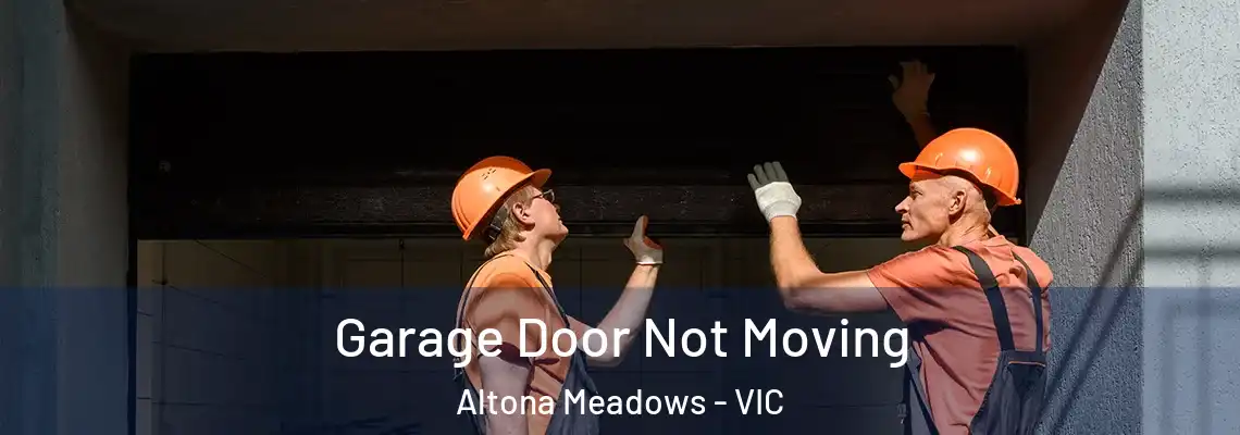 Garage Door Not Moving Altona Meadows - VIC