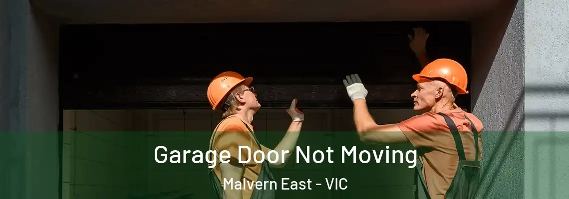  Garage Door Not Moving Malvern East - VIC