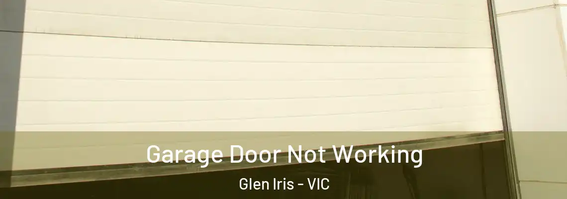 Garage Door Not Working Glen Iris - VIC