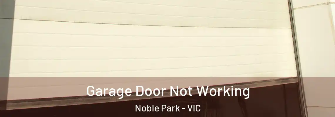  Garage Door Not Working Noble Park - VIC