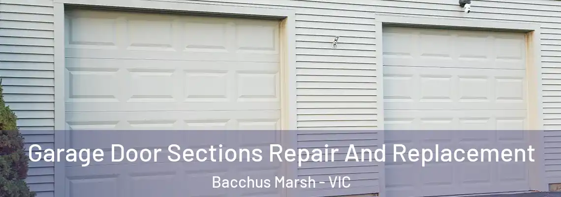  Garage Door Sections Repair And Replacement Bacchus Marsh - VIC