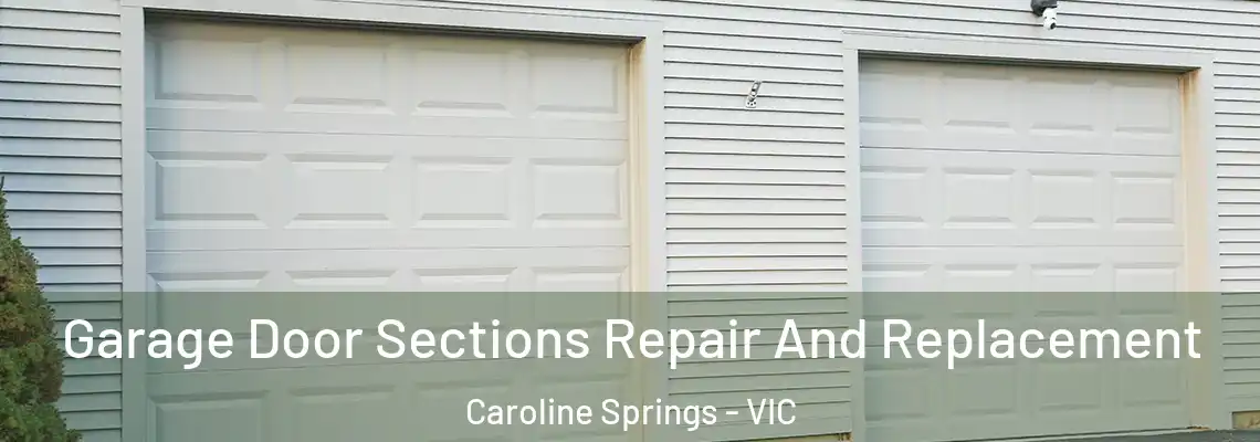  Garage Door Sections Repair And Replacement Caroline Springs - VIC
