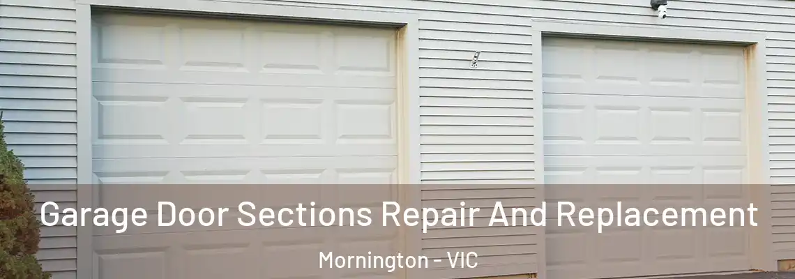  Garage Door Sections Repair And Replacement Mornington - VIC