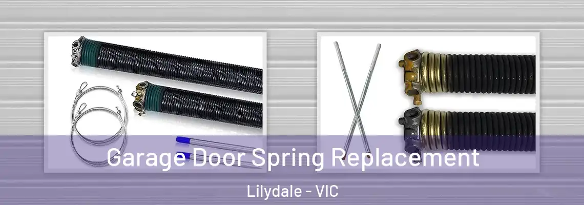 Garage Door Spring Replacement Lilydale - VIC