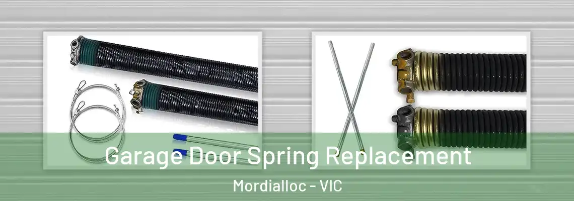 Garage Door Spring Replacement Mordialloc - VIC
