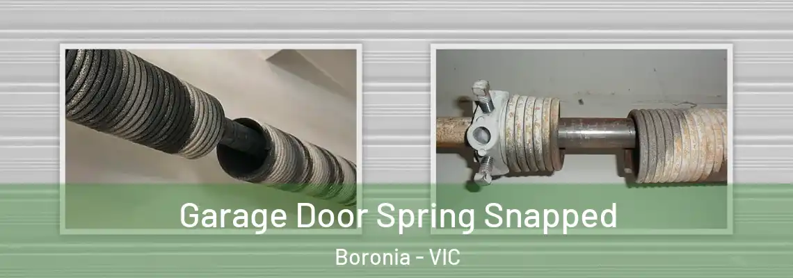  Garage Door Spring Snapped Boronia - VIC
