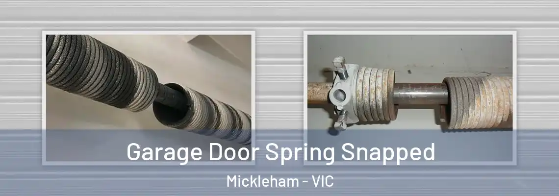  Garage Door Spring Snapped Mickleham - VIC