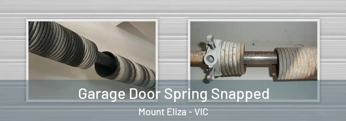  Garage Door Spring Snapped Mount Eliza - VIC