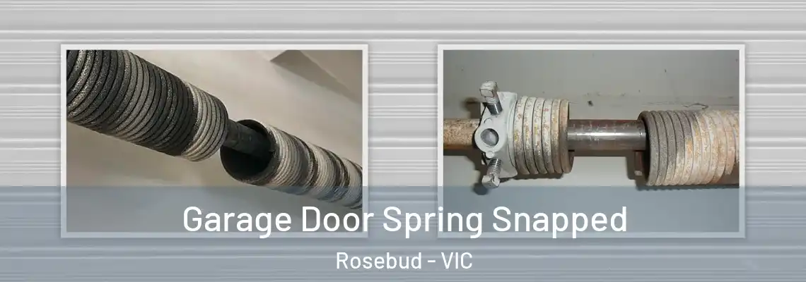 Garage Door Spring Snapped Rosebud - VIC