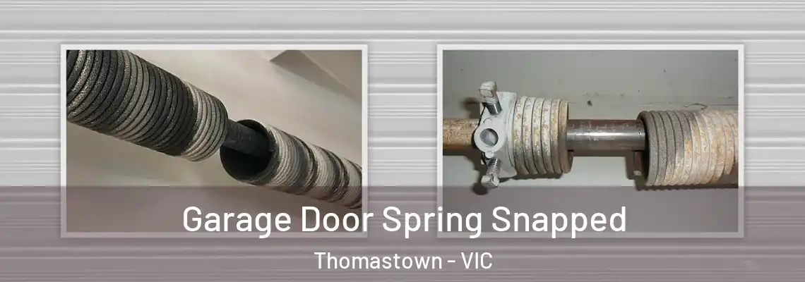  Garage Door Spring Snapped Thomastown - VIC
