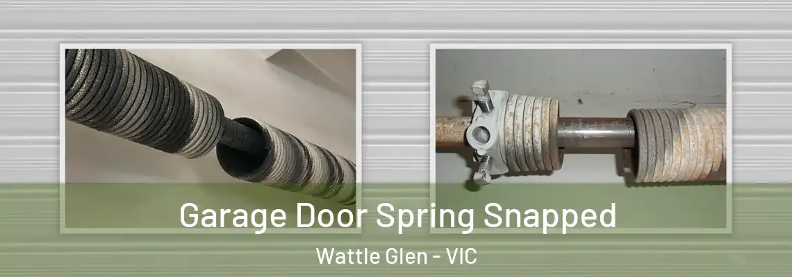  Garage Door Spring Snapped Wattle Glen - VIC