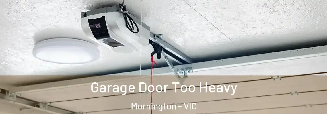  Garage Door Too Heavy Mornington - VIC