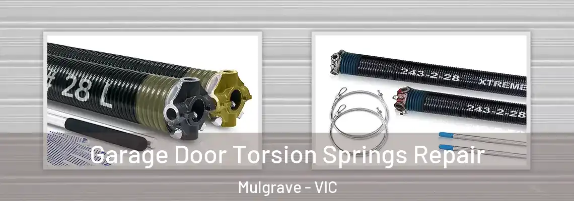 Garage Door Torsion Springs Repair Mulgrave - VIC