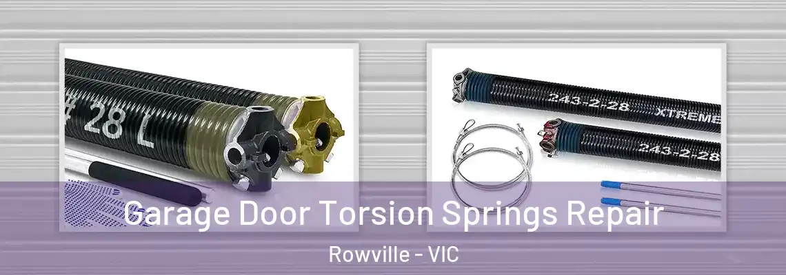 Garage Door Torsion Springs Repair Rowville - VIC