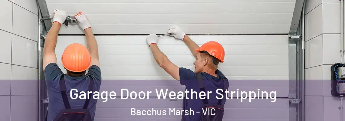  Garage Door Weather Stripping Bacchus Marsh - VIC