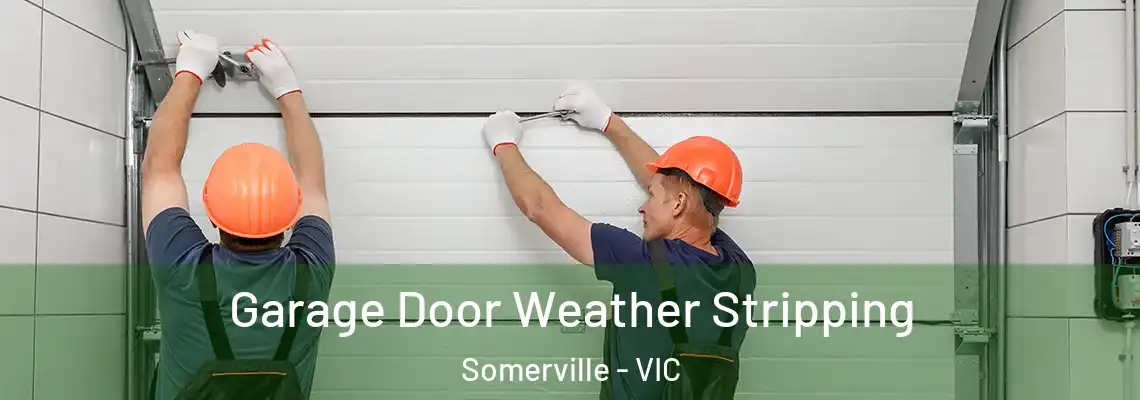 Garage Door Weather Stripping Somerville - VIC