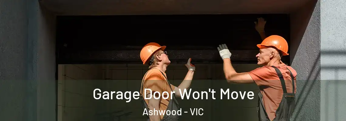 Garage Door Won't Move Ashwood - VIC
