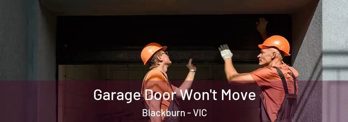  Garage Door Won't Move Blackburn - VIC