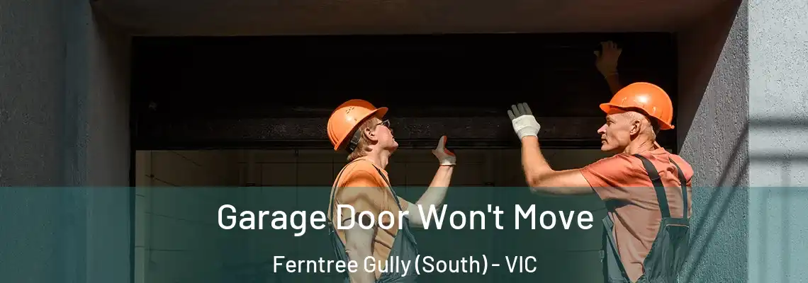  Garage Door Won't Move Ferntree Gully (South) - VIC