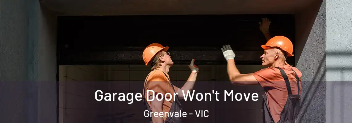 Garage Door Won't Move Greenvale - VIC