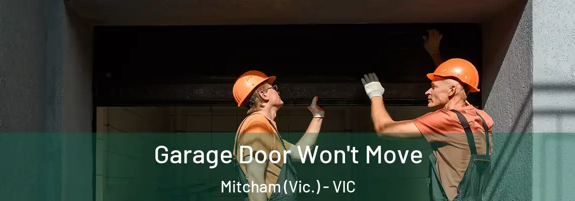 Garage Door Won't Move Mitcham (Vic.) - VIC