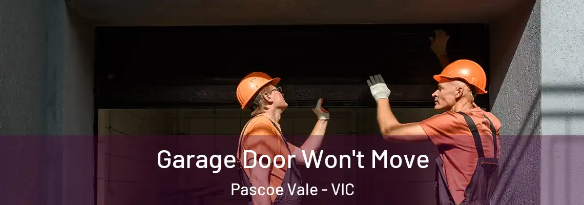  Garage Door Won't Move Pascoe Vale - VIC