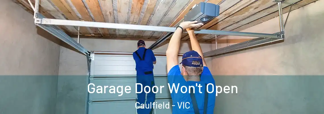 Garage Door Won't Open Caulfield - VIC