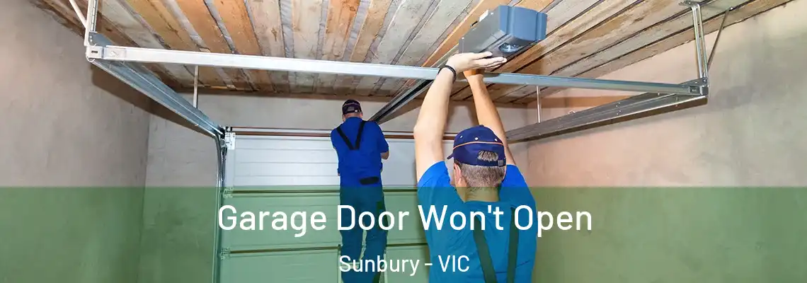  Garage Door Won't Open Sunbury - VIC