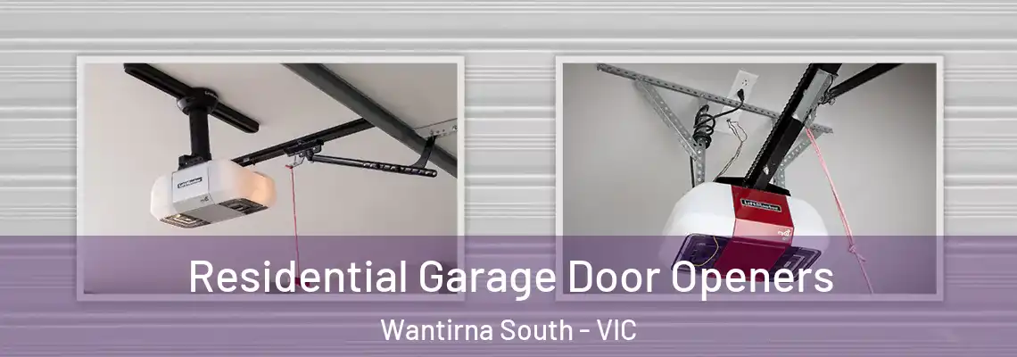 Residential Garage Door Openers Wantirna South - VIC