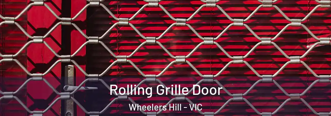  Rolling Grille Door Wheelers Hill - VIC
